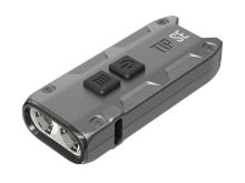 Nitecore Tip SE USB-C Rechargeable LED Key-Light - 2 x OSRAM P8 - 700 Lumens - Uses Built-In 500mAh Li-ion Battery Pack - Gray