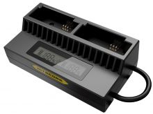 Nitecore UGP4 2-Bay Intelligent Battery Charger with USB Cable - Fits GoPro HERO4 and HERO3 Batteries