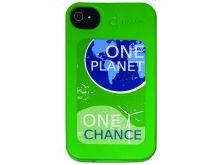 Nite Ize BioCase Biodegradable iPhone 4/4S Case - US Made and Eco-Friendly! - Green OPOC (One Planet One Chance) (BIO-IP4-28G4)