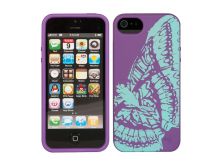 Nite Ize Bio Case Biodegradable iPhone 5 Case - US Made and Eco-Friendly! - Purple Butterfly Print (BIO-IP5-23G1)