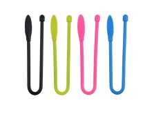 Nite Ize Gear Tie Cordable Rubber Twist Tie with Stretch Loop - 6-Inch - 4 Pack - Assorted Colors (GTK6-A1-4R7)