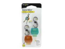 Nite Ize IdentiKey Covers Combo Pack - Includes 2 x S-Biner MicroLock Carabiner Clips (KIDC-M1-4R7)