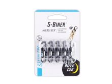 Nite Ize S-Biner MicroLock Stainless Steel - 5 Pack - Black