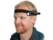 Nite Ize Headband Mini-Flashlight Holder for AAA, AA or CR123A Lights - Black (NPO-03-01)
