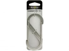 Nite Ize S-Biner - Stainless Steel Double-Gated Carabiner Clip - #5 - Stainless (SB5-03-11)