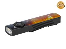 Olight Arkfeld UV Rechargeable LED Flashlight - 1000 Lumens - 6500K Cool White - 550mW UV - Uses Built-in 3.7V 1050mAh Li-ion Battery Pack - UV Sunburst