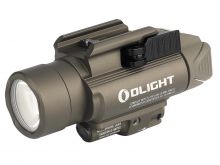 Olight Baldr Pro Weapon Light with Green Laser - 1350 Lumens - Includes 2 x CR123A - Desert Tan