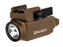 Olight Baldr S Rechargeable Weapon Light with Green Laser - 800 Lumens -  Uses Built-In 380mAh Li-Poly Battery Pack - Desert Tan