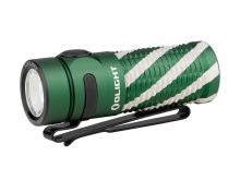 Olight Baton 3 Rechargeable LED Flashlight - 1200 Lumens - Luminus SST40 - Includes 1 x RCR123A - Green