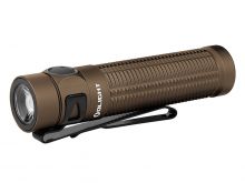 Olight Baton 3 Pro Rechargeable LED Flashlight - Cool White LED/Desert Tan Body