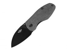 Olight Parrot Folding Knife - 2.6 Inch Blade - Straight Edge - Micarta Handle - Gray, Black