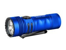 Olight Seeker 4 Mini Rechargeable LED Flashlight - 1200 Lumens - Cool White - Includes 1 x 18350 - Blue