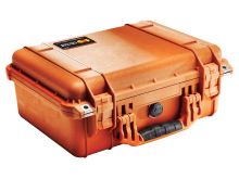 Pelican 1450 Medium Watertight Case with Foam - Orange