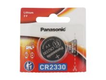Panasonic CR2330 265mAh 3V Lithium (LiMnO2) Coin Cell Battery - Retail Card