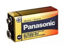 Panasonic Industrial 6LF22XWA 9V Alkaline Battery with Snap Connector - Bulk