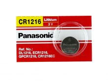 Panasonic CR1216 25mAh 3V Lithium (LiMnO2) Coin Cell Battery - 1 Piece Tear Strip, Sold Individually