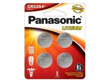 Panasonic CR2354 560mAh 3V Lithium Primary (LiMnO2) Coin Cell Watch Battery - 4 Piece Carded Packaging