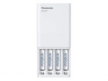 Panasonic Eneloop BQ-CC87 Charger with 4 x 800mAh NiMH Low Self Discharge AAA Batteries (K-KJ87M3A4BA)