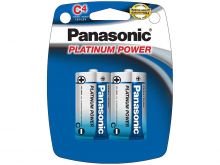 Panasonic Platinum Power LR14XP-4B C-cell 1.5V Alkaline Button Top Batteries - 4-Pack Retail Card