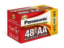 Panasonic Alkaline Plus Power AA Batteries - 48 Count Box