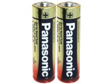 Panasonic Industrial LR6XWA AA 1.5V Alkaline Button Top Batteries - 2 Pack Shrink Wrap