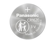 Panasonic CR1620 75mAh 3V Lithium Primary (LiMnO2) Coin Cell Battery - 1 Piece Retail Card