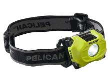 Pelican 2755T LED Headlamp - 118 Lumens - Class 1 Div 1 - Uses 3 x AAA - Yellow