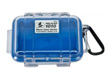 Pelican 1010 Watertight Case - Blue with Clear Cover - Available in 4 Colors