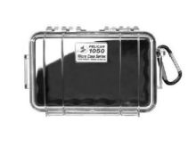 Pelican 1050 Watertight Case - Black - Available with Clear or Solid Cover