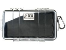 Pelican 1060 Watertight Case - Clear Cover - Black