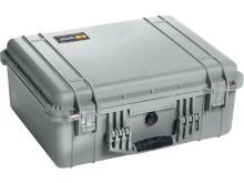 Pelican 1550 Watertight Case with Liner with Foam - Silver (1550-000-110)