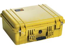 Pelican 1550 Watertight Case with Liner with Foam - Yellow (1550-000-110)