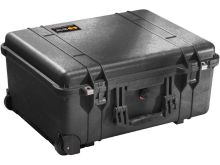 Pelican 1560 Protector Case - With Wheels - Black - With Foam