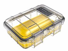 Pelican M40 Micro Case - Clear Case with Yellow Liner
