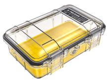 Pelican M50 Micro Case - Clear Case with Yellow Liner