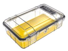 Pelican M60 Micro Case - Clear Case with Yellow Liner