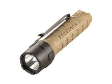 Streamlight PolyTac X Flashlight - Uses 2 x CR123A (Included) or 1 x 18650 Battery - 600 Lumens - Blister Packaging - Coyote