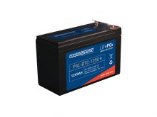 Power-Sonic PSL-BTC-1290 Bluetooth Enabled 9AH 12.8V Rechargeable Lithium Iron Phosphate (LiFePO4) Battery - F2 Terminals