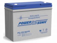 Power-Sonic PG-12V140 FR 144AH 12V Long-Life Rechargeable Sealed Lead Acid (SLA) Battery - B Terminal