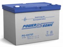 Power-Sonic PG-12V75T FR 75AH 12V Long-Life Rechargeable Sealed Lead Acid (SLA) Battery - B Terminal