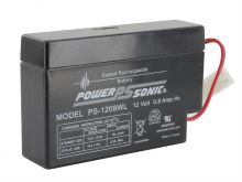 Power-Sonic AGM General Purpose PS-1208 0.8Ah 12V Rechargeable Sealed Lead Acid (SLA) Battery - WL Terminal