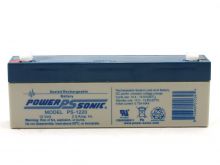 Power-Sonic AGM General Purpose PS-1220 2.5Ah 12V Rechargeable Sealed Lead Acid (SLA) Battery - F1 Terminal