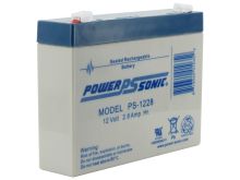 Power-Sonic AGM General Purpose PS-1228 2.8Ah 12V Rechargeable Sealed Lead Acid (SLA) Battery - F1 Terminal