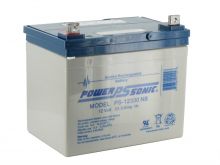 Power-Sonic AGM General Purpose PS-12330 33Ah 12V Rechargeable Sealed Lead Acid (SLA) Battery - NB Terminal