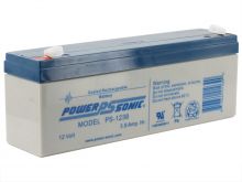 Power-Sonic AGM General Purpose PS-1238 3.8Ah 12V Rechargeable Sealed Lead Acid (SLA) Battery - F1 Terminal
