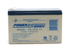 Power-Sonic AGM General Purpose PS-1270 7Ah 12V Rechargeable Sealed Lead Acid (SLA) Battery - F1 or F2 Terminal