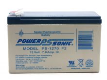 Power-Sonic AGM General Purpose PS-1270 7Ah 12V Rechargeable Sealed Lead Acid (SLA) Battery - F2 Terminal
