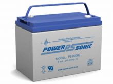 Power-Sonic PS-62000 200AH 6V Rechargeable Sealed Lead Acid (SLA) Battery - B Terminal
