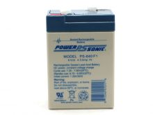 Power-Sonic AGM General Purpose PS-640F 4.5Ah 6V Rechargeable Sealed Lead Acid (SLA) Battery - F1 Terminal