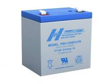 Power-Sonic AGM High Rate General Purpose PSH-1255 FR 6Ah 12V Rechargeable Sealed Lead Acid (SLA) Battery - F2 Terminal